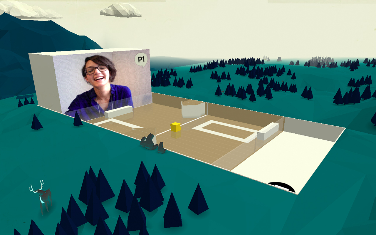 Cube Slam - a Real-time WebRTC Chrome Game